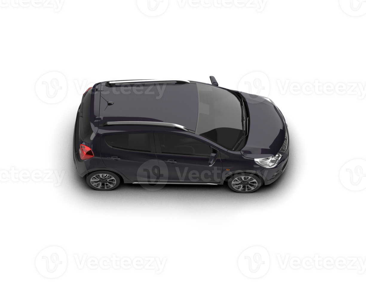 Modern car isolated on background. 3d rendering - illustration png