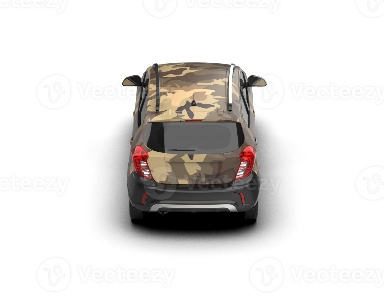 Modern car isolated on background. 3d rendering - illustration png