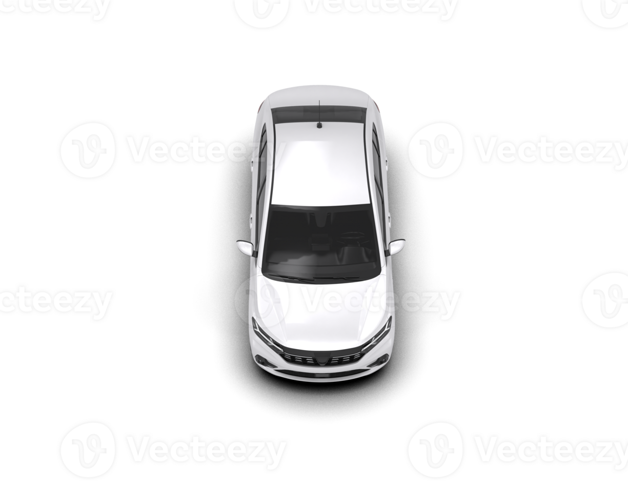 Modern car isolated on background. 3d rendering - illustration png