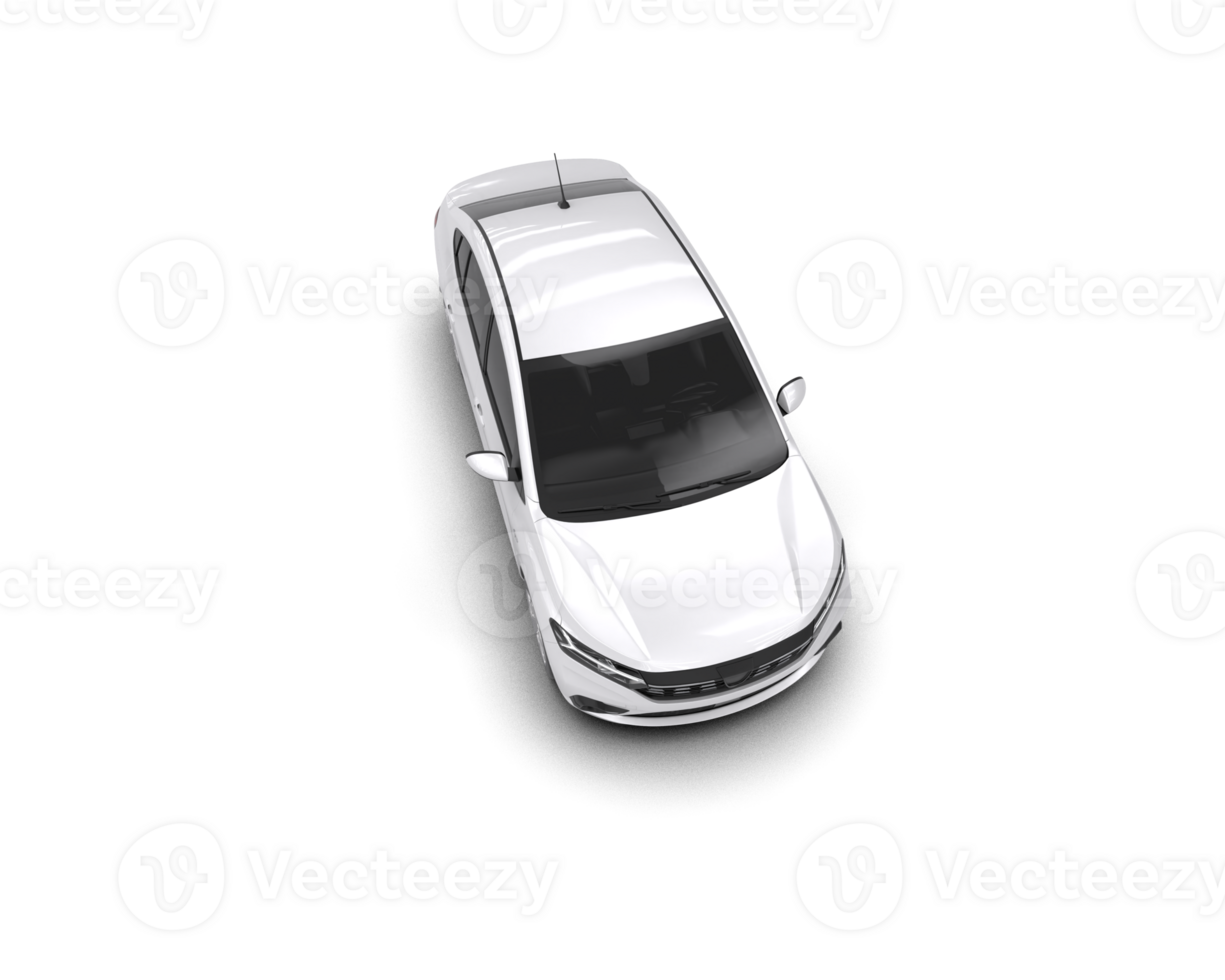 Modern car isolated on background. 3d rendering - illustration png