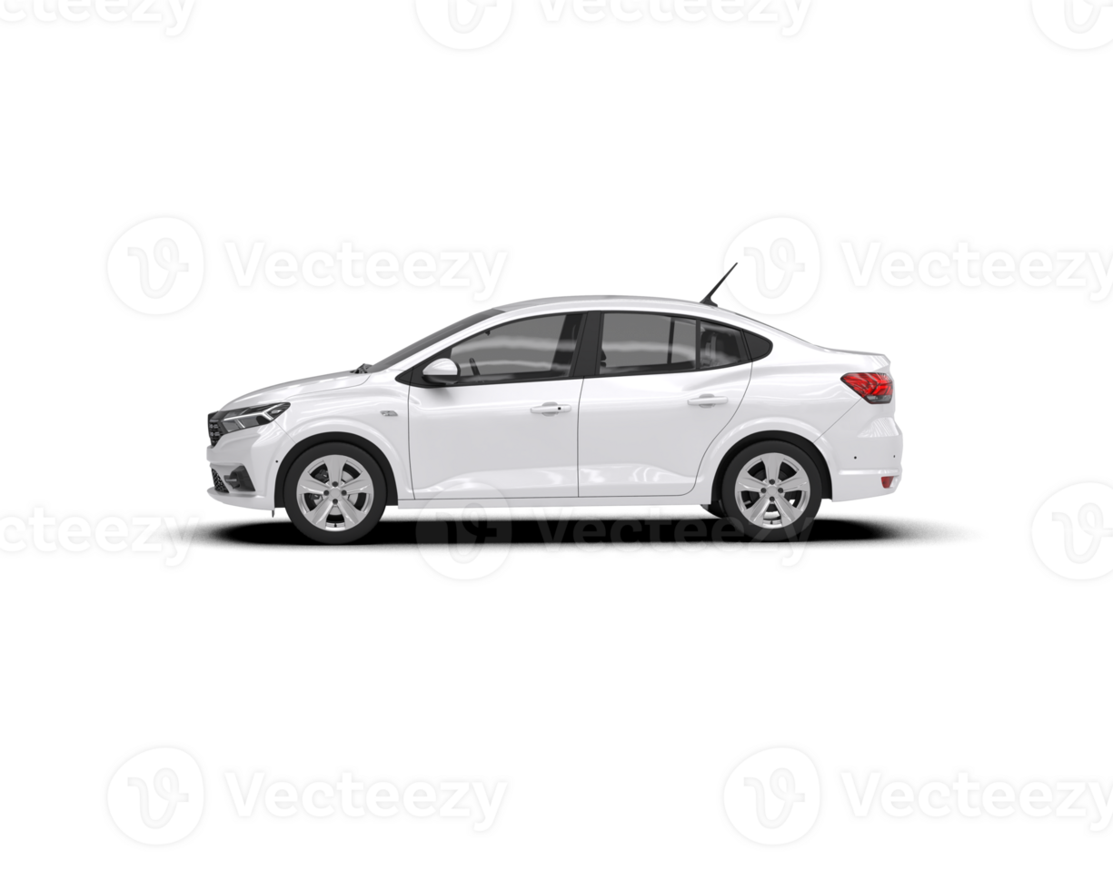 Modern car isolated on background. 3d rendering - illustration png