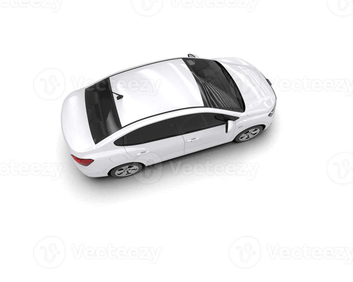 Modern car isolated on background. 3d rendering - illustration png