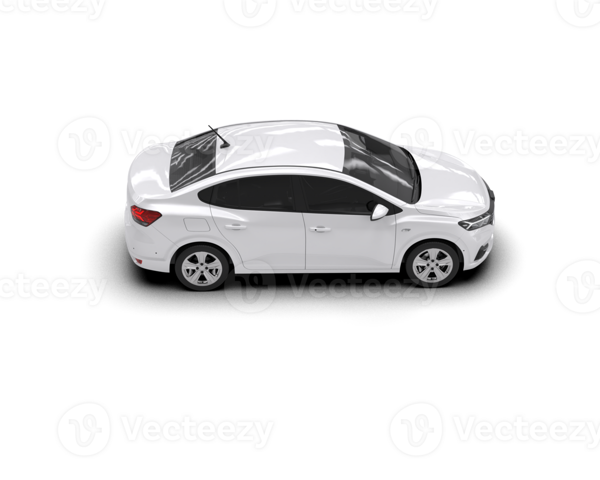 Modern car isolated on background. 3d rendering - illustration png