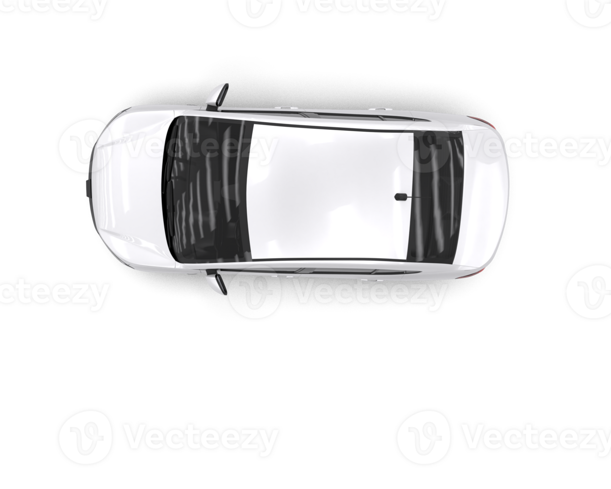 Modern car isolated on background. 3d rendering - illustration png