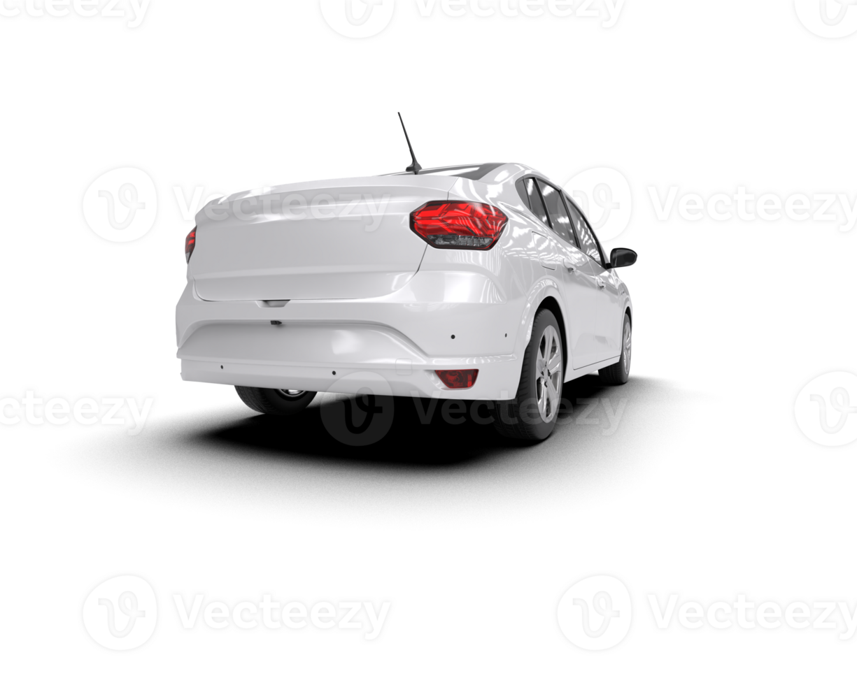 Modern car isolated on background. 3d rendering - illustration png