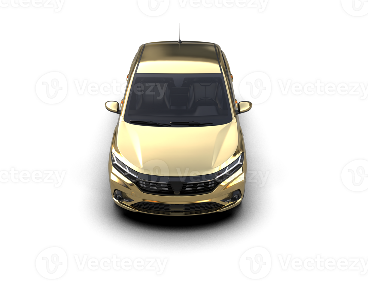 Modern car isolated on background. 3d rendering - illustration png