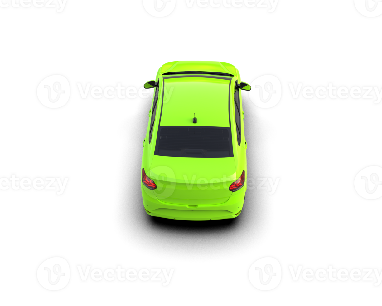 Modern car isolated on background. 3d rendering - illustration png