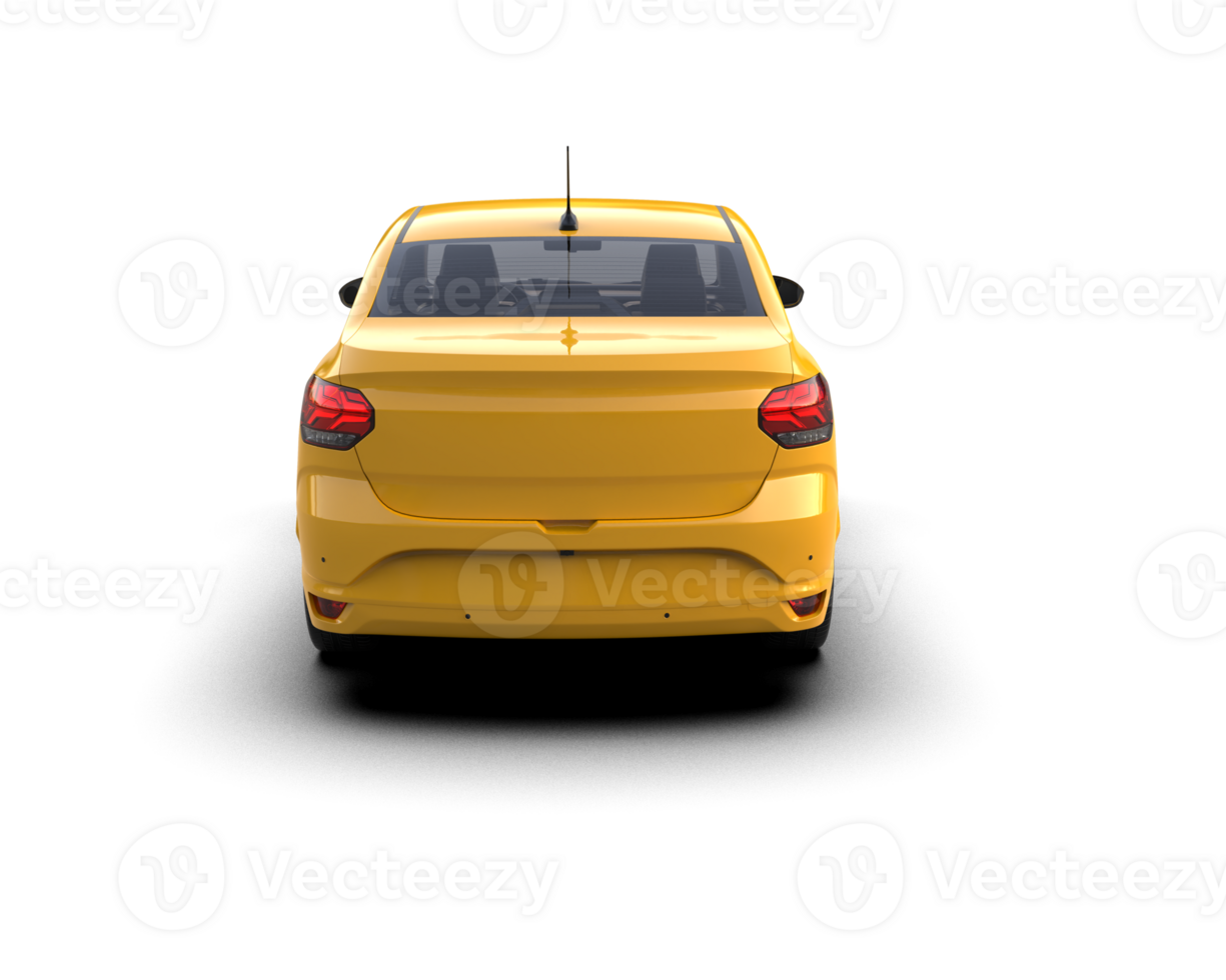 Modern car isolated on background. 3d rendering - illustration png