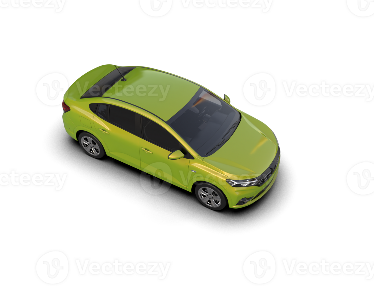 Modern car isolated on background. 3d rendering - illustration png