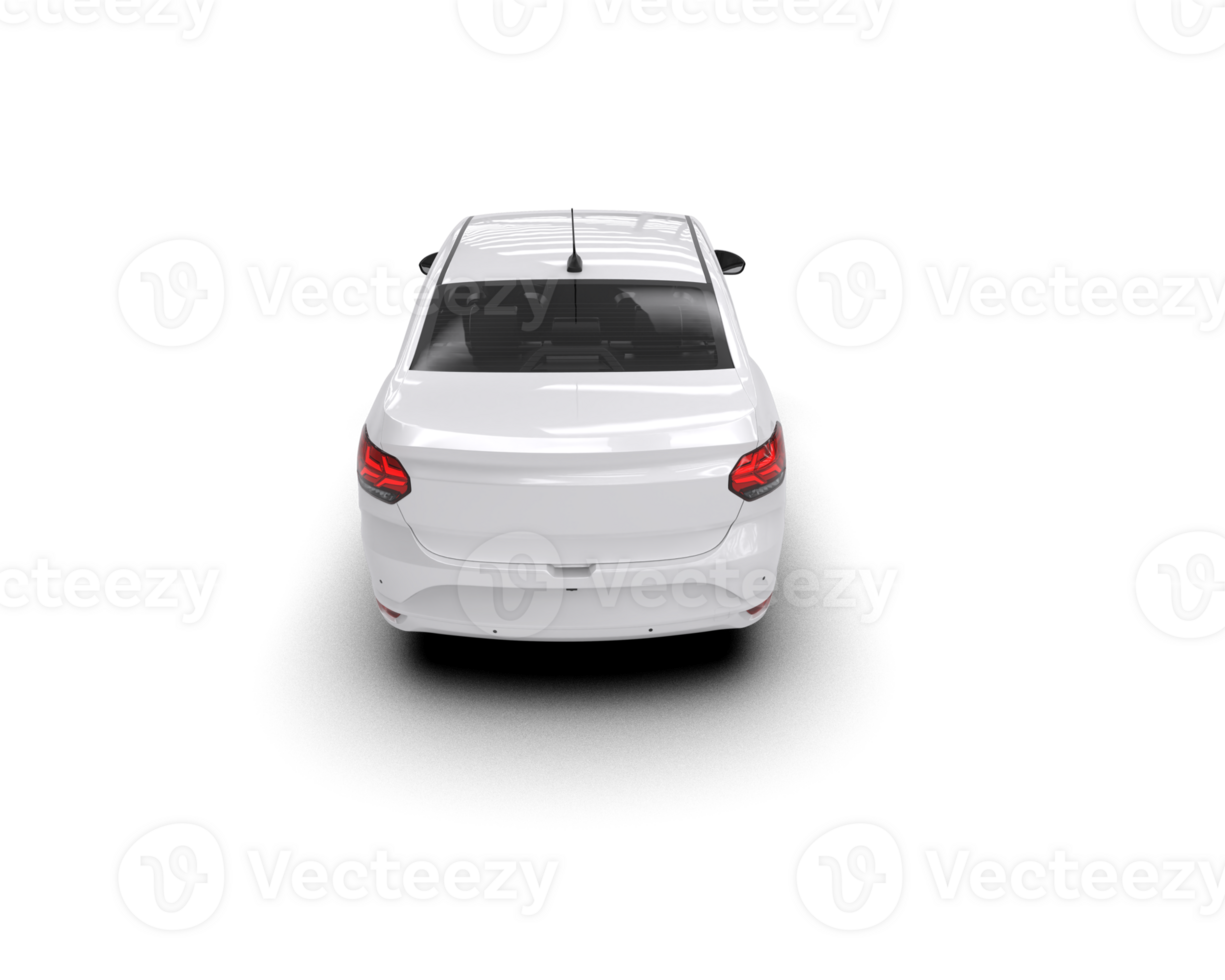Modern car isolated on background. 3d rendering - illustration png