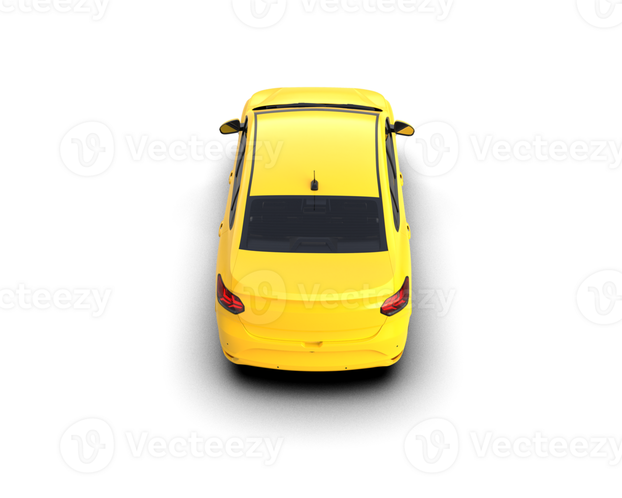 Modern car isolated on background. 3d rendering - illustration png