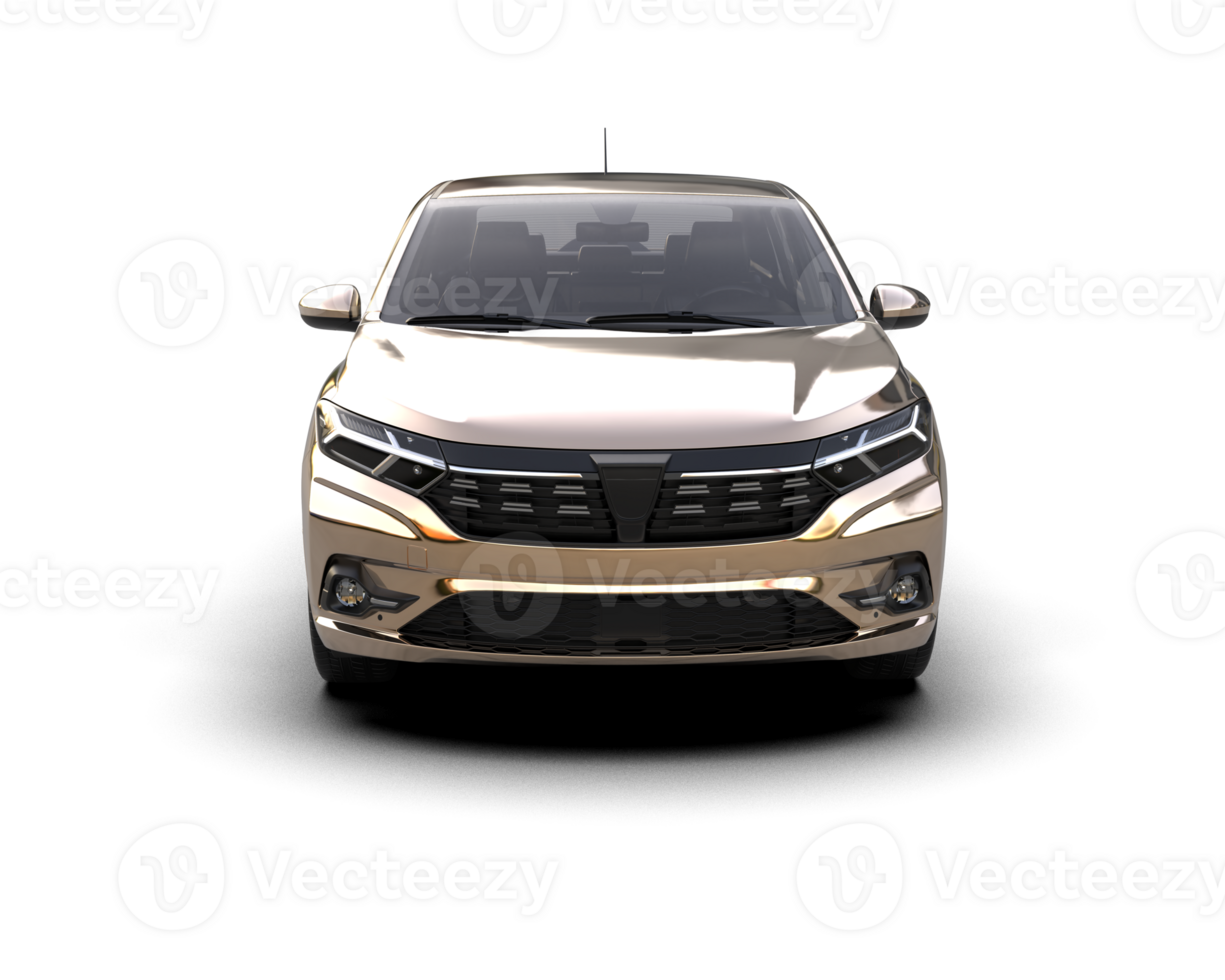 Modern car isolated on background. 3d rendering - illustration png