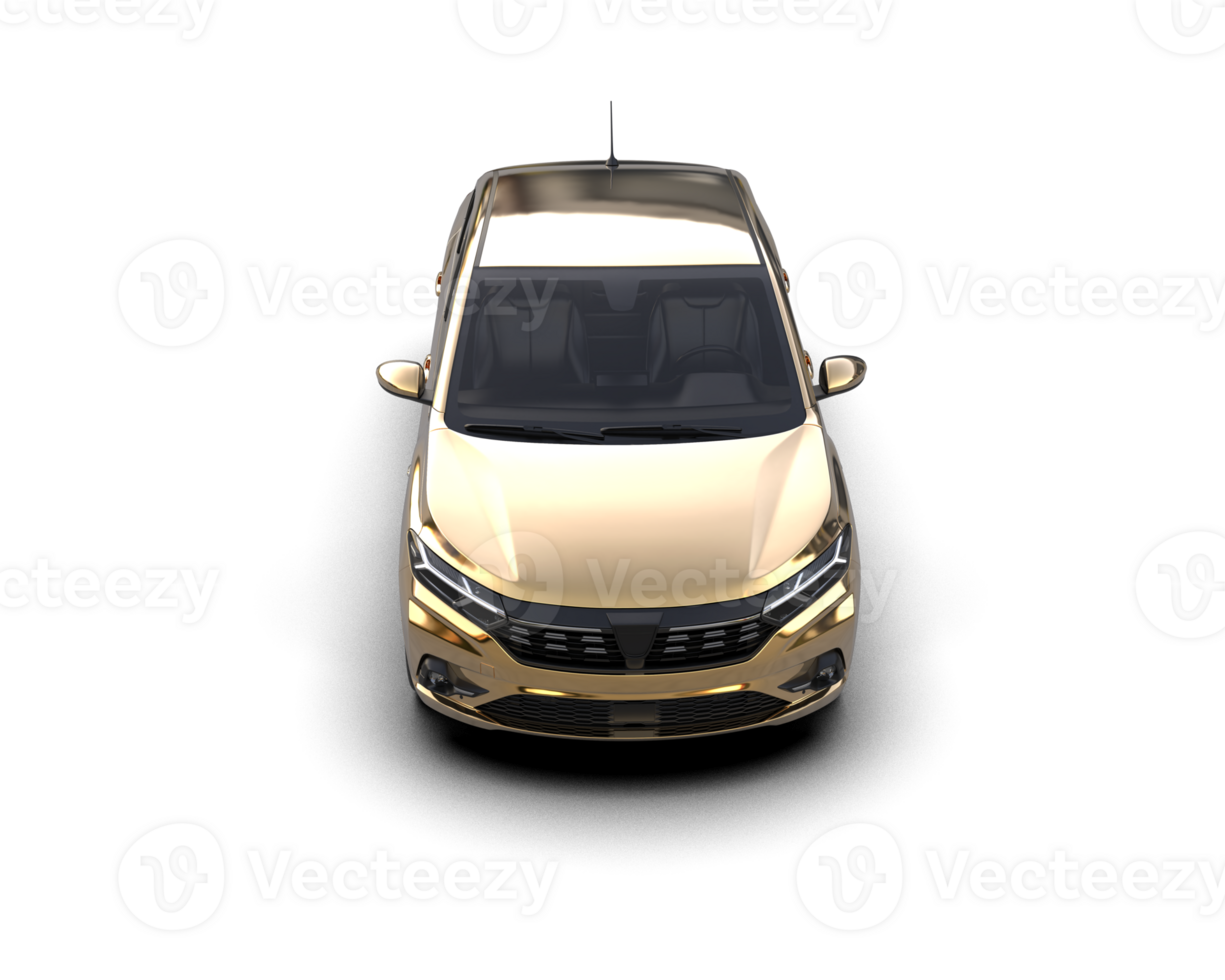 Modern car isolated on background. 3d rendering - illustration png