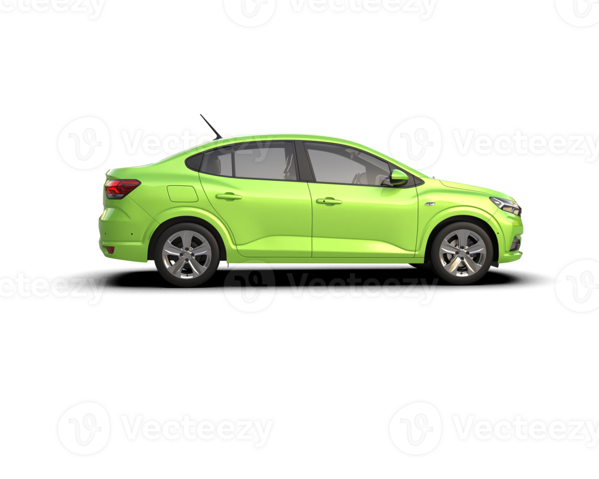 Modern car isolated on background. 3d rendering - illustration png