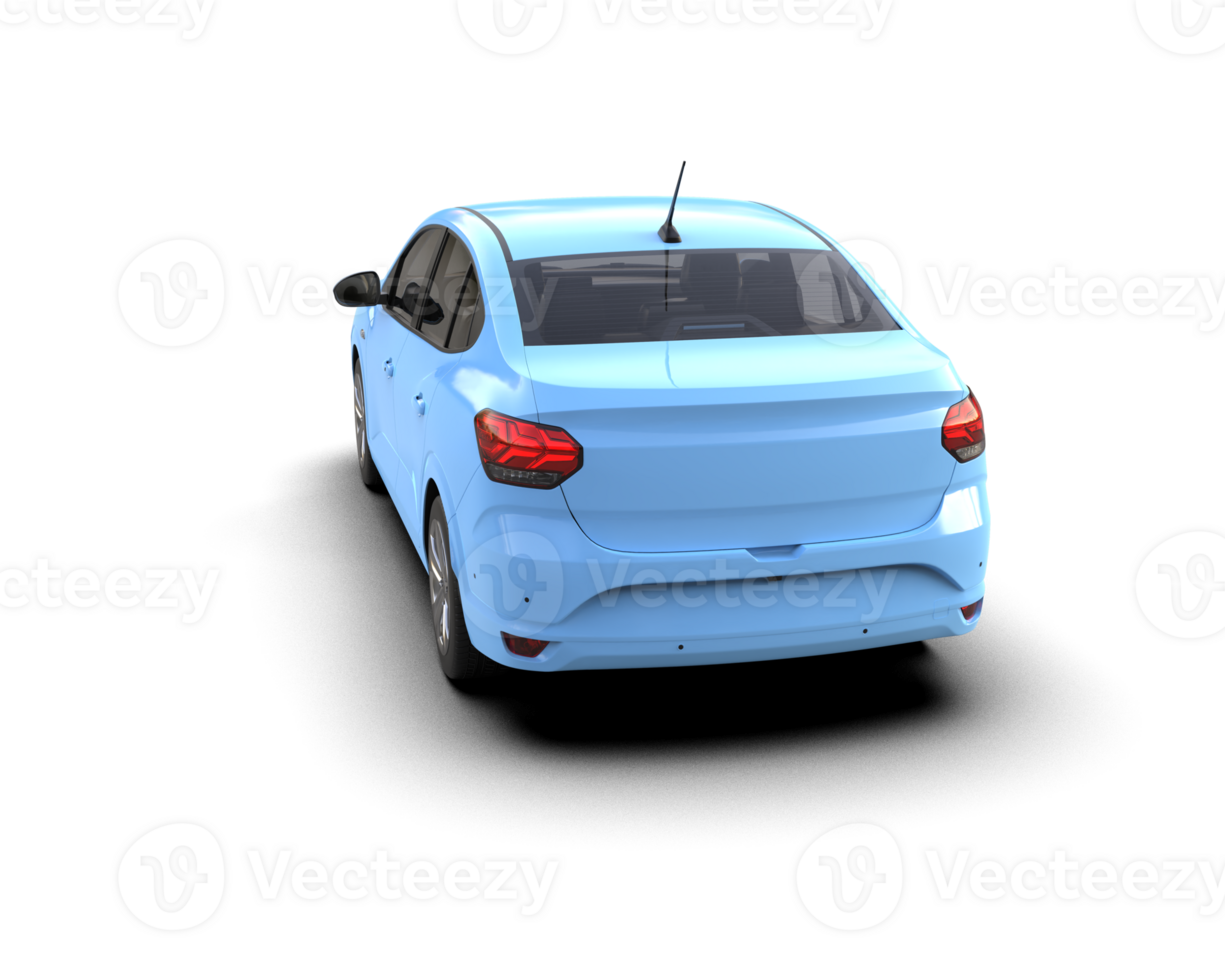 Modern car isolated on background. 3d rendering - illustration png