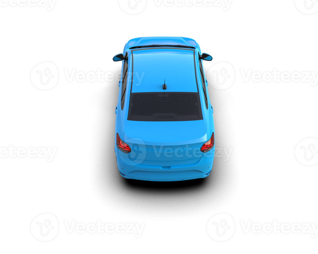 Modern car isolated on background. 3d rendering - illustration png