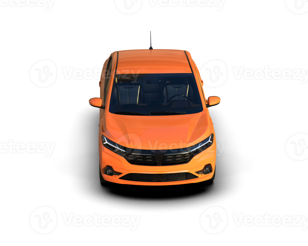 Modern car isolated on background. 3d rendering - illustration png
