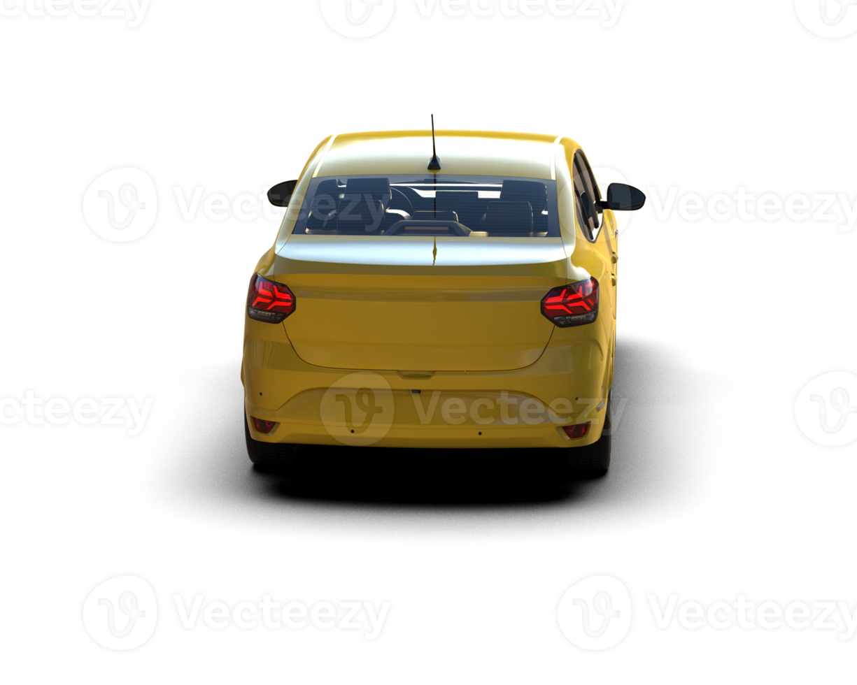 Modern car isolated on background. 3d rendering - illustration png