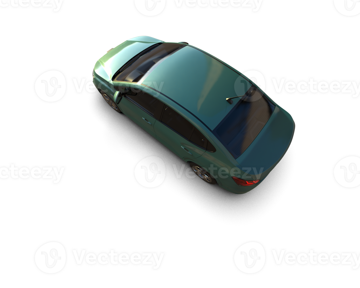 Modern car isolated on background. 3d rendering - illustration png