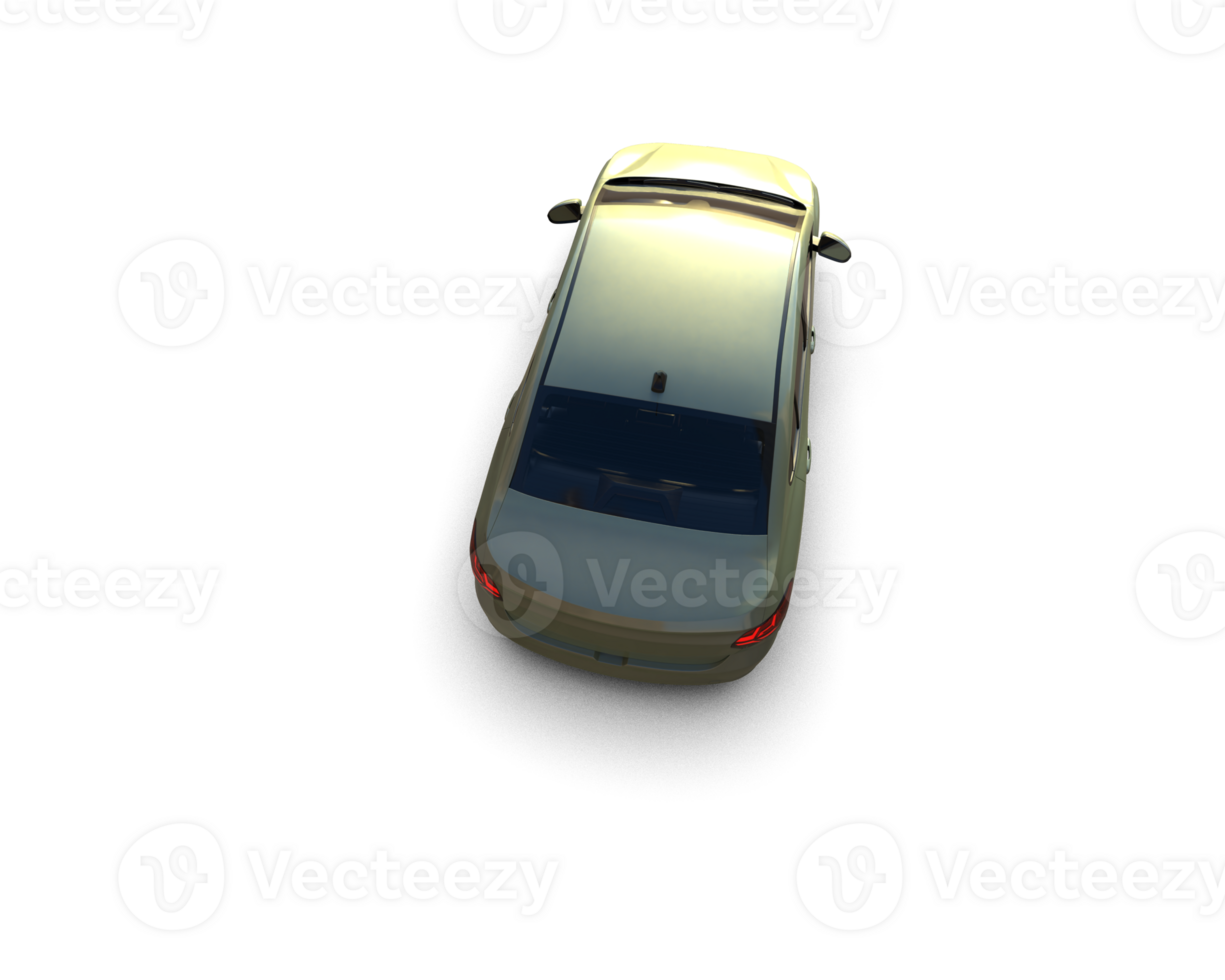 Modern car isolated on background. 3d rendering - illustration png