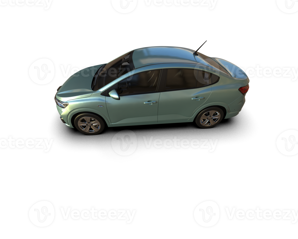 Modern car isolated on background. 3d rendering - illustration png