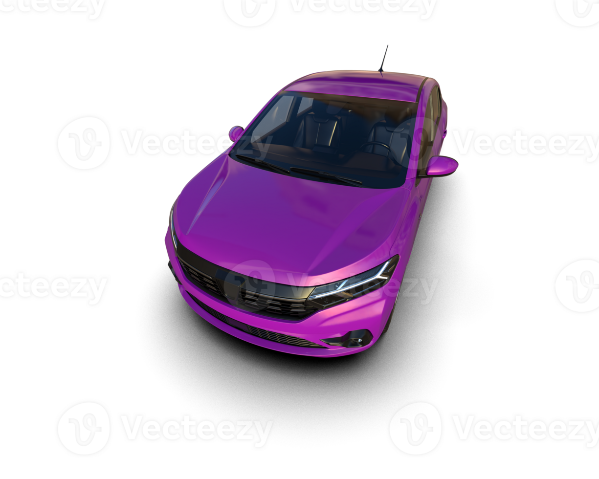 Modern car isolated on background. 3d rendering - illustration png