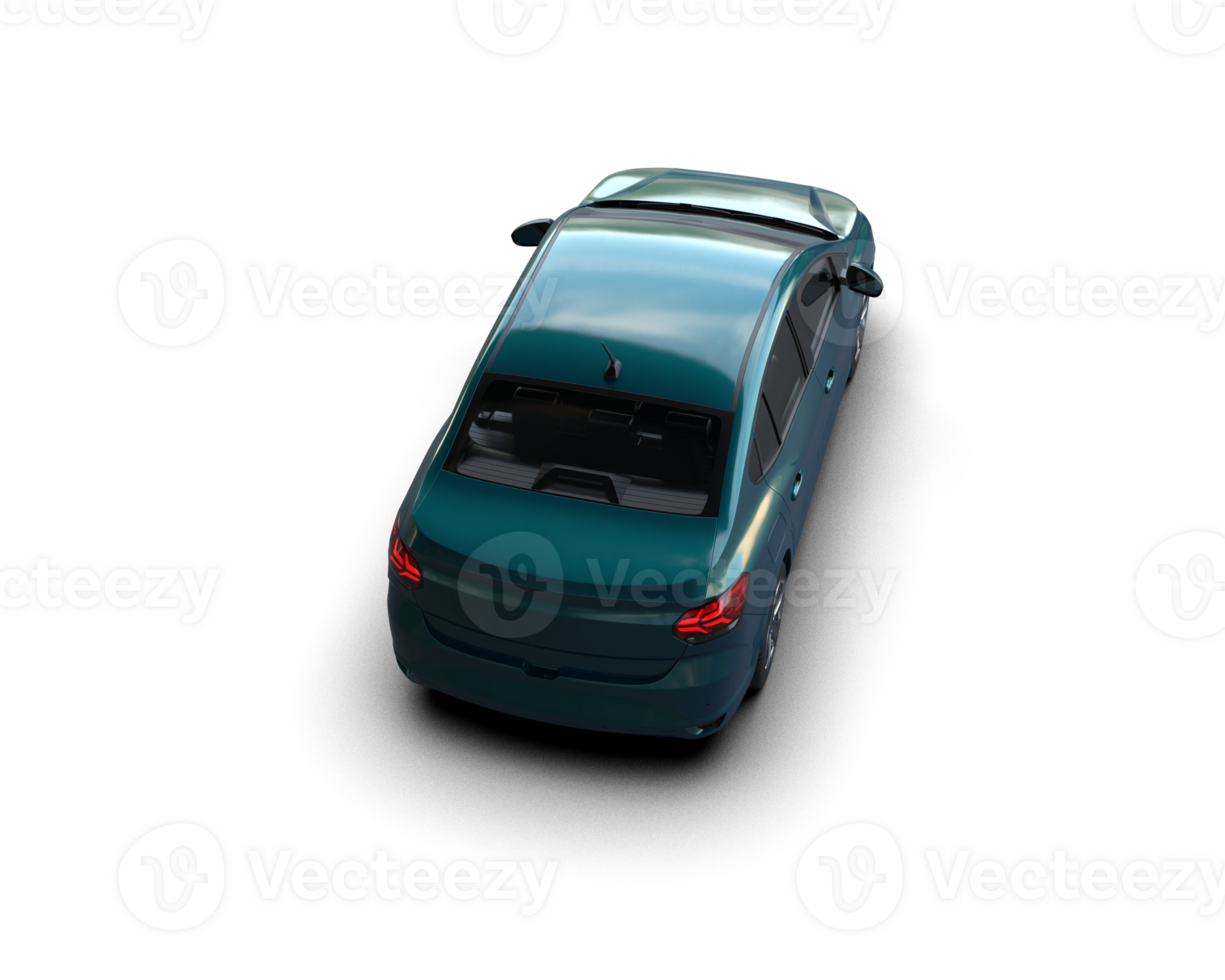 Modern car isolated on background. 3d rendering - illustration png