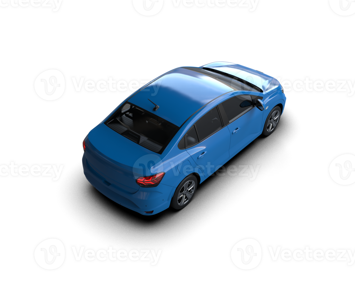 Modern car isolated on background. 3d rendering - illustration png