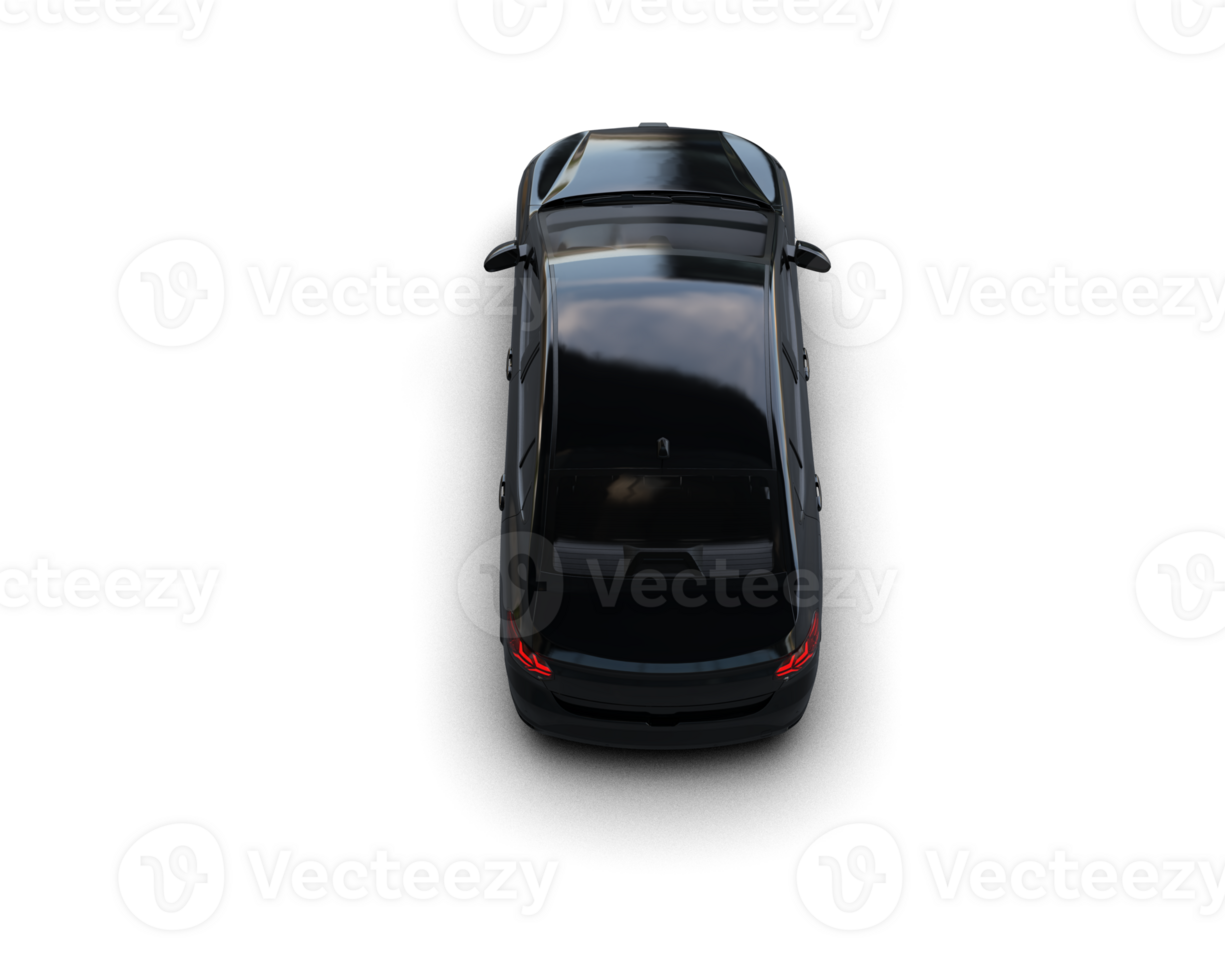Modern car isolated on background. 3d rendering - illustration png