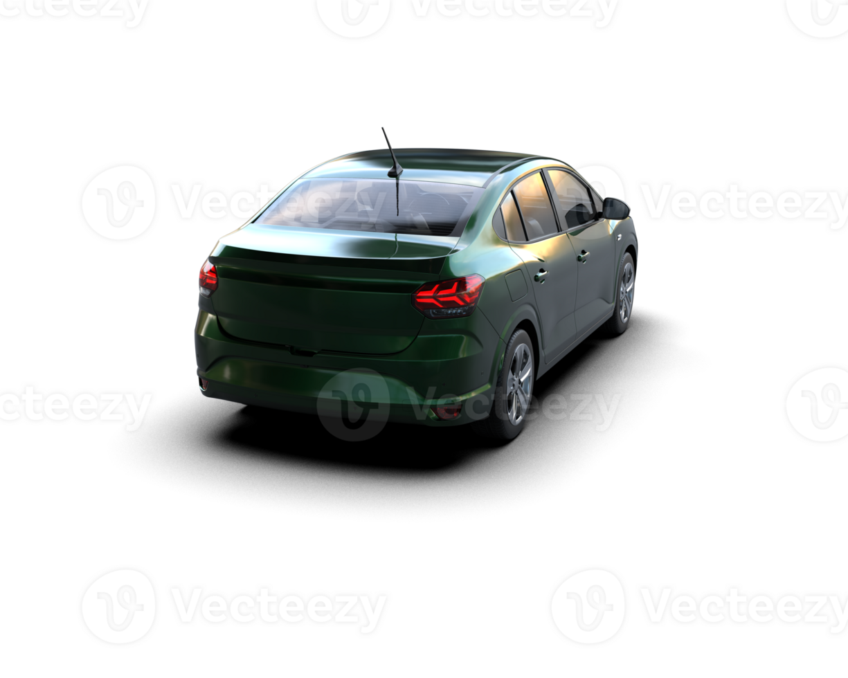 Modern car isolated on background. 3d rendering - illustration png