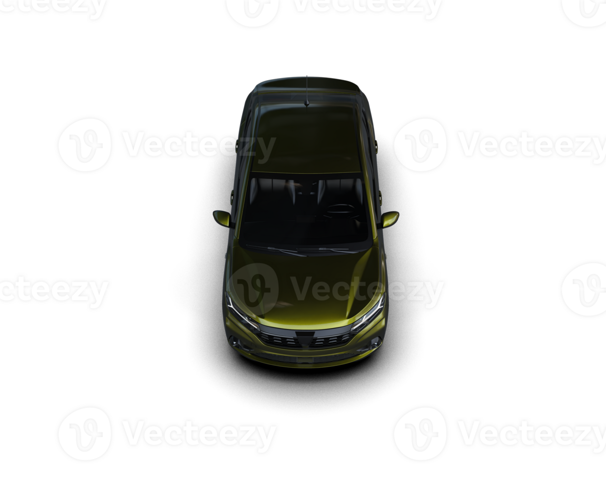 Modern car isolated on background. 3d rendering - illustration png
