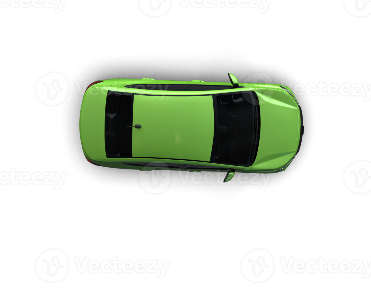 Modern car isolated on background. 3d rendering - illustration png