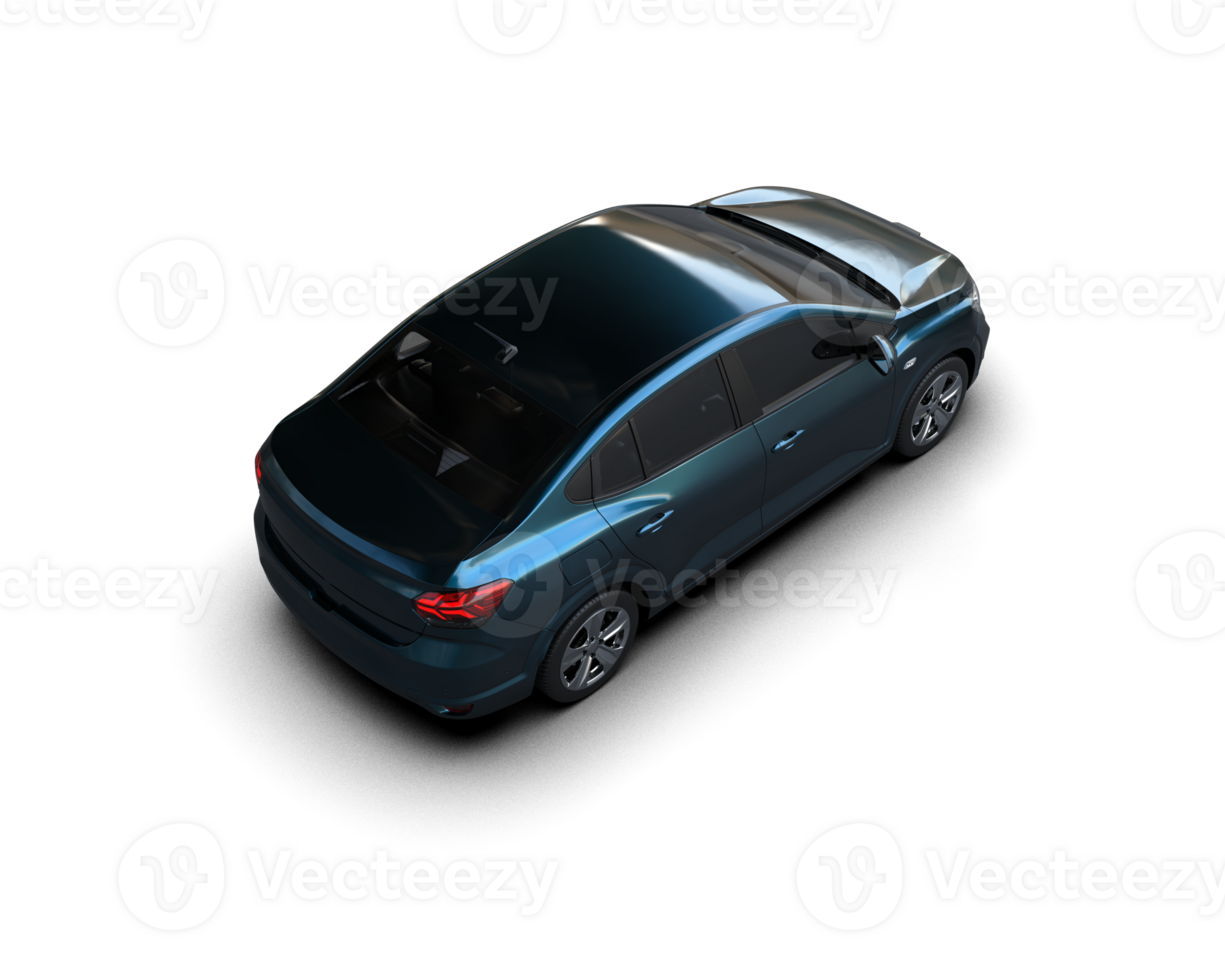 Modern car isolated on background. 3d rendering - illustration png