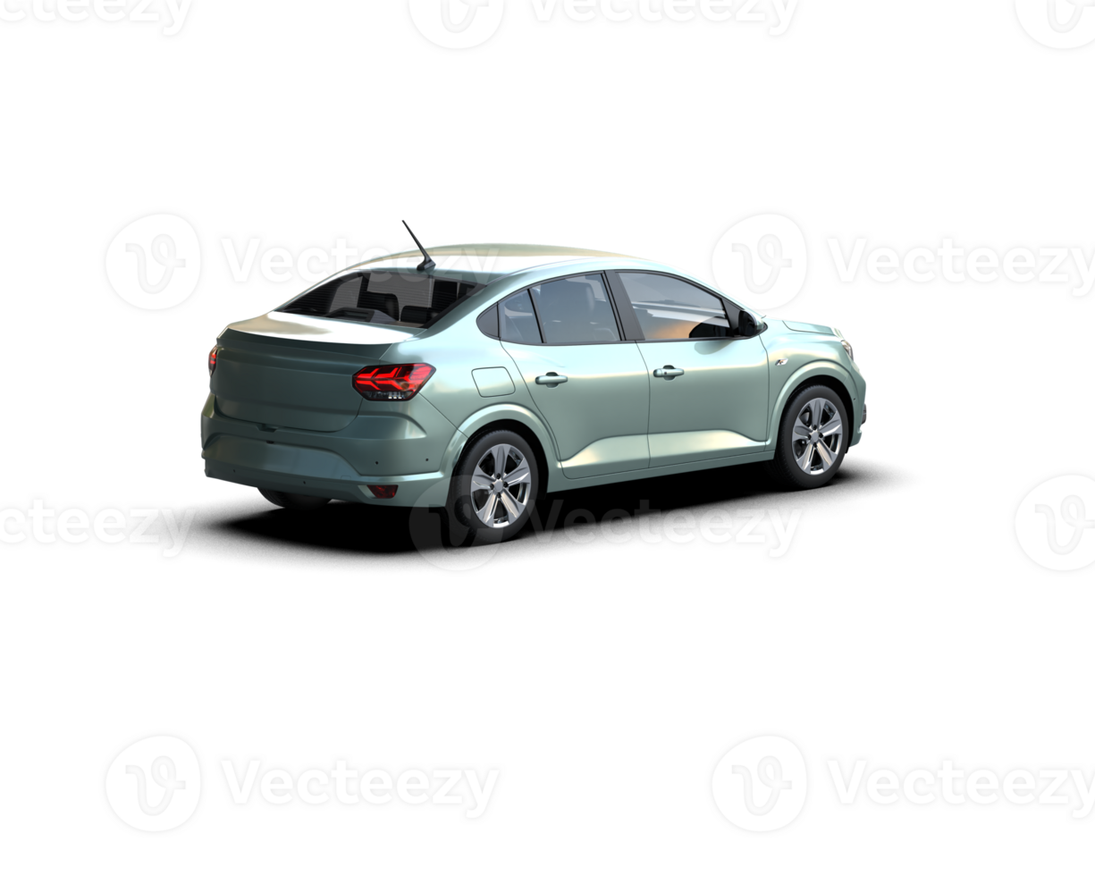 Modern car isolated on background. 3d rendering - illustration png