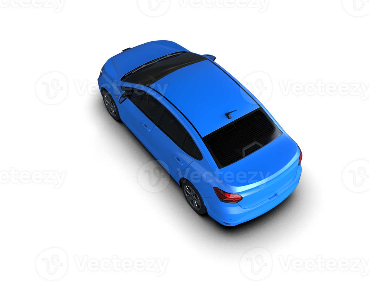 Modern car isolated on background. 3d rendering - illustration png