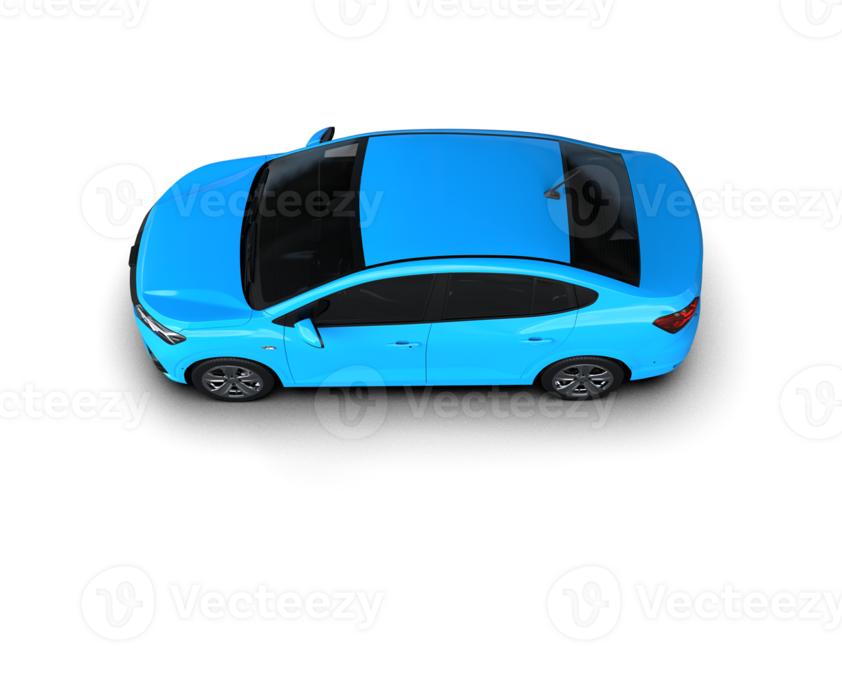 Modern car isolated on background. 3d rendering - illustration png