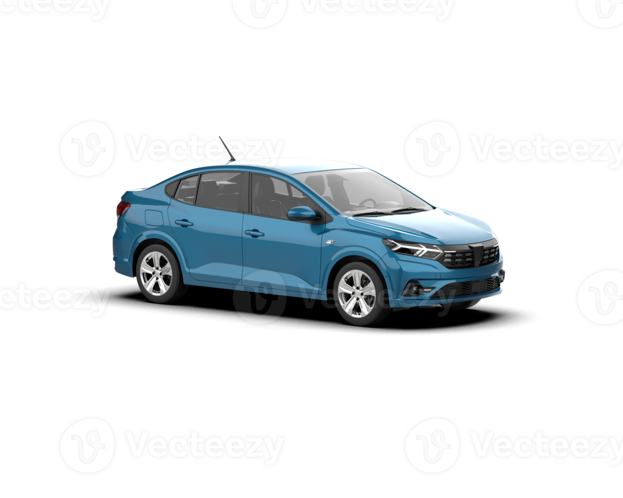 Modern car isolated on background. 3d rendering - illustration png