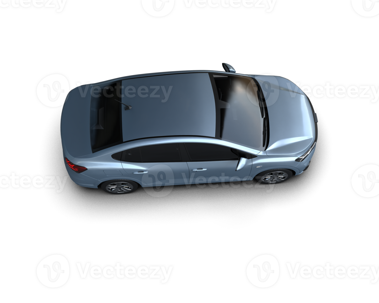 Modern car isolated on background. 3d rendering - illustration png