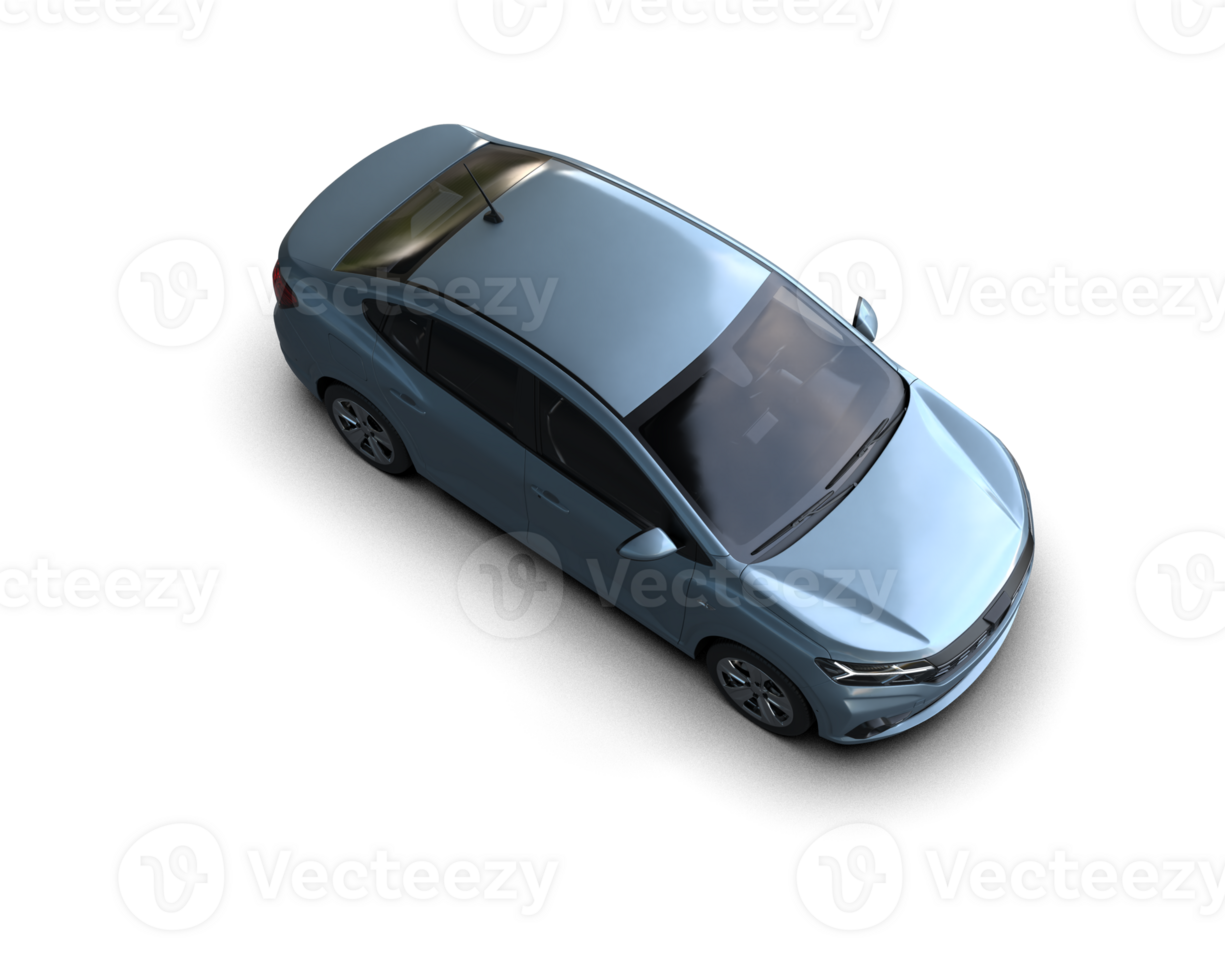 Modern car isolated on background. 3d rendering - illustration png
