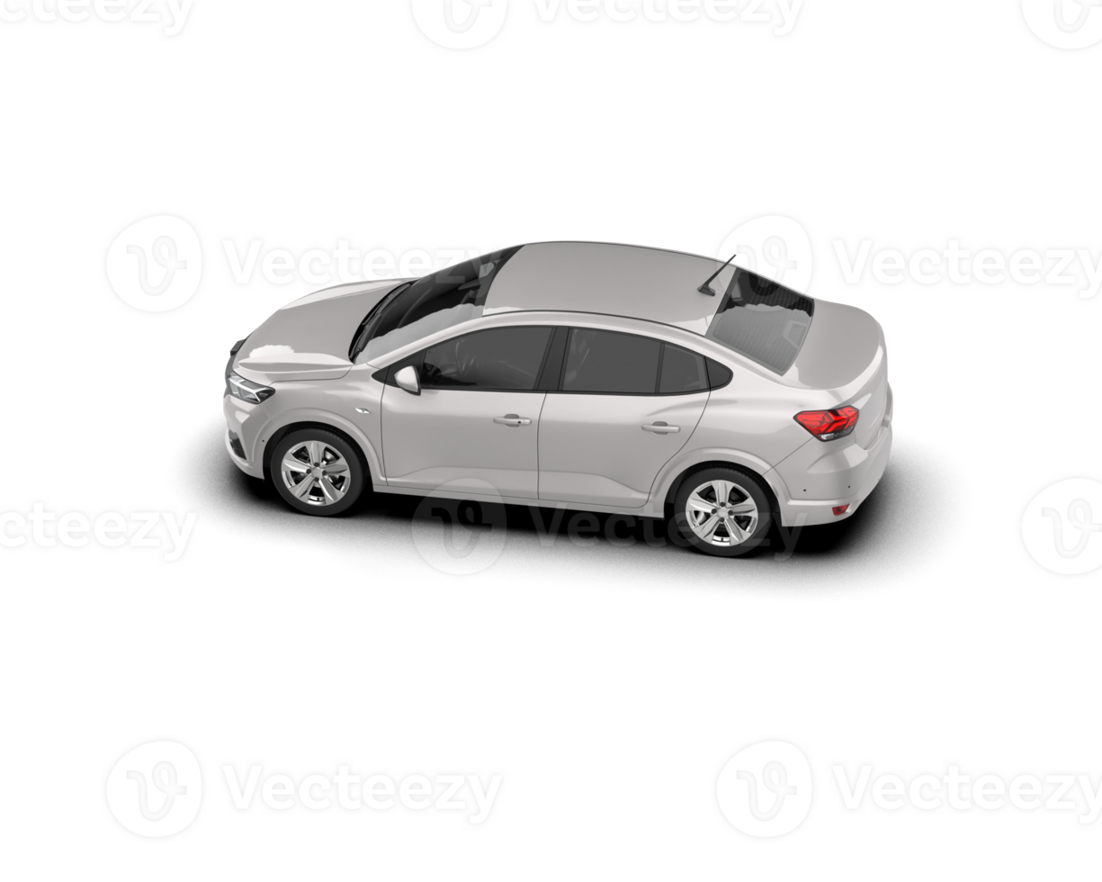 Modern car isolated on background. 3d rendering - illustration png