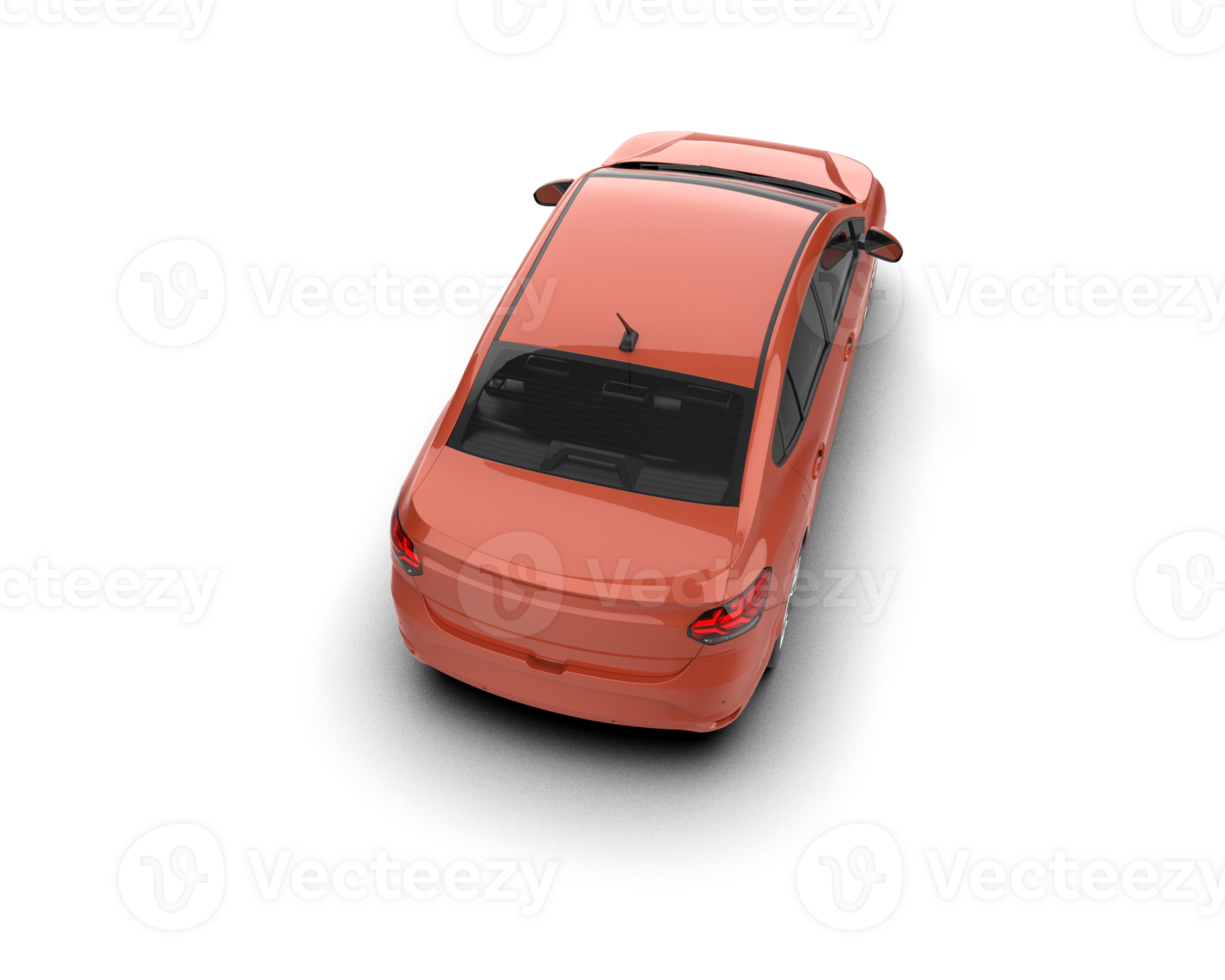 Modern car isolated on background. 3d rendering - illustration png