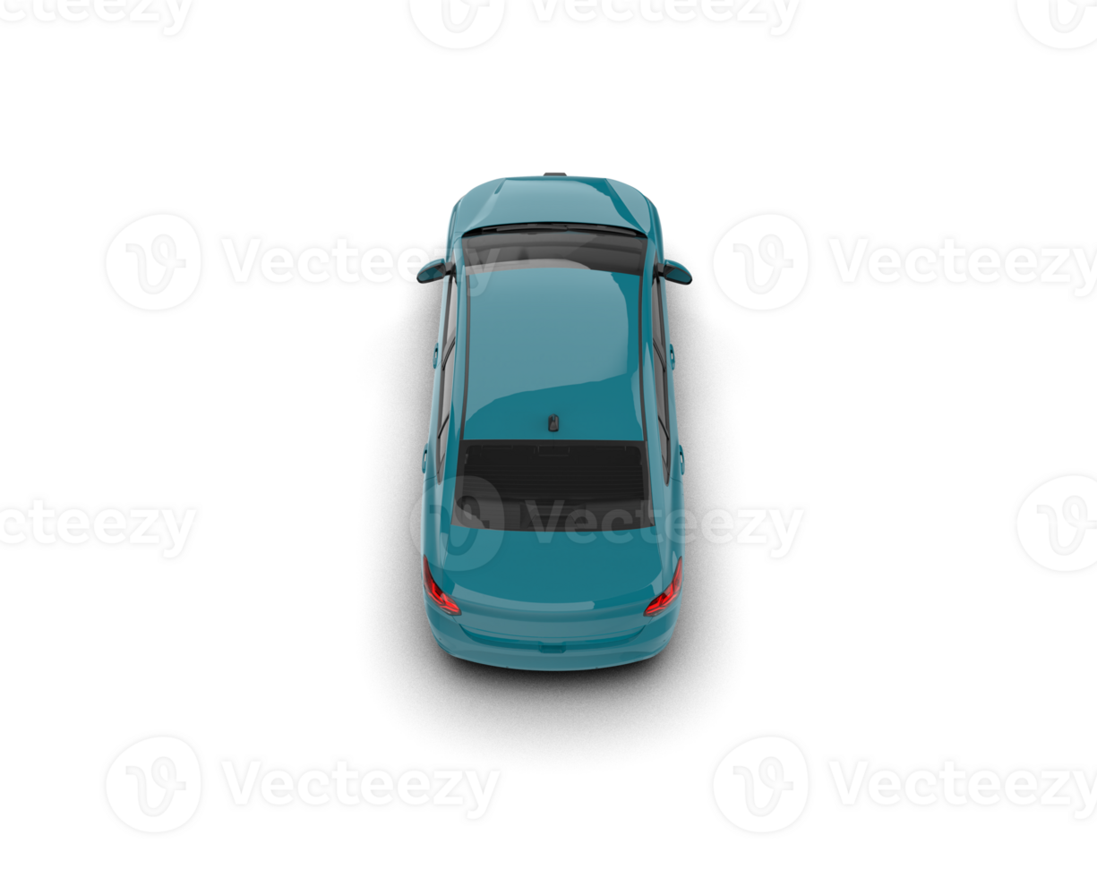 Modern car isolated on background. 3d rendering - illustration png