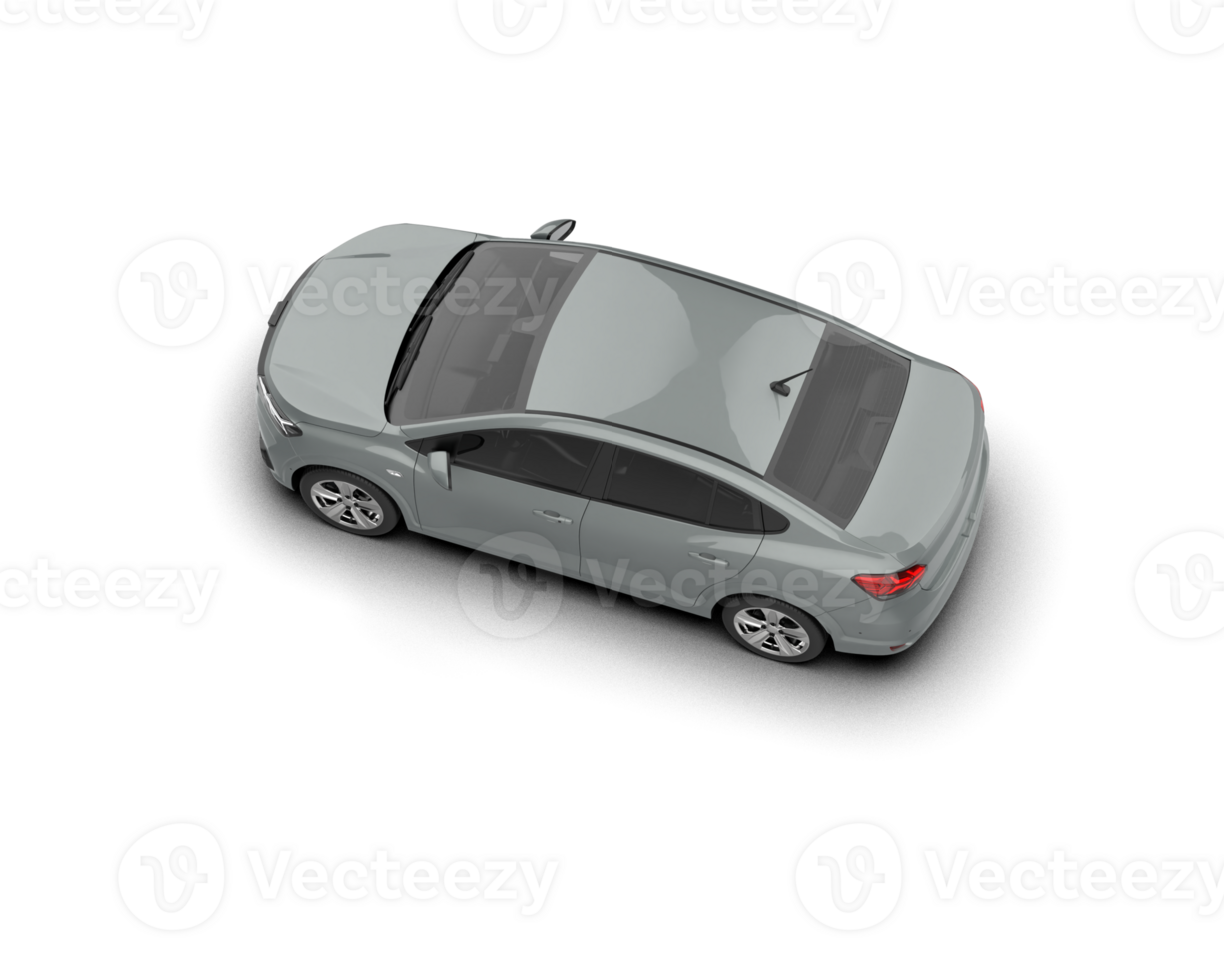 Modern car isolated on background. 3d rendering - illustration png