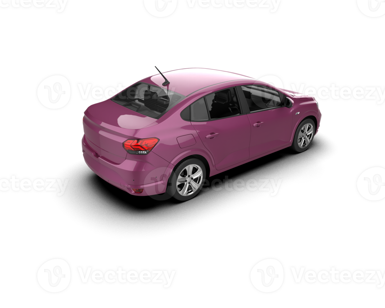 Modern car isolated on background. 3d rendering - illustration png