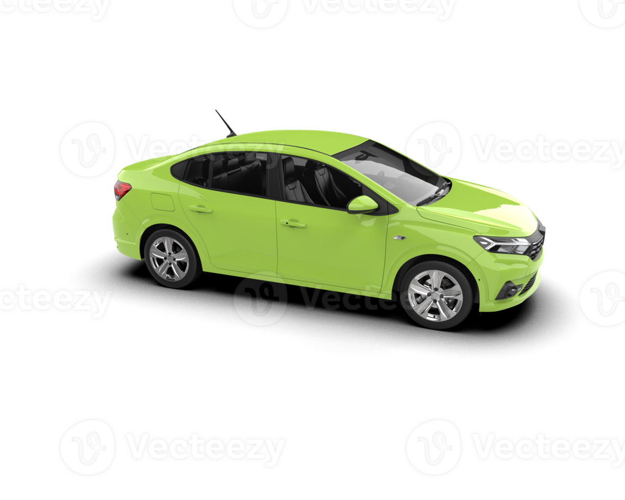 Modern car isolated on background. 3d rendering - illustration png