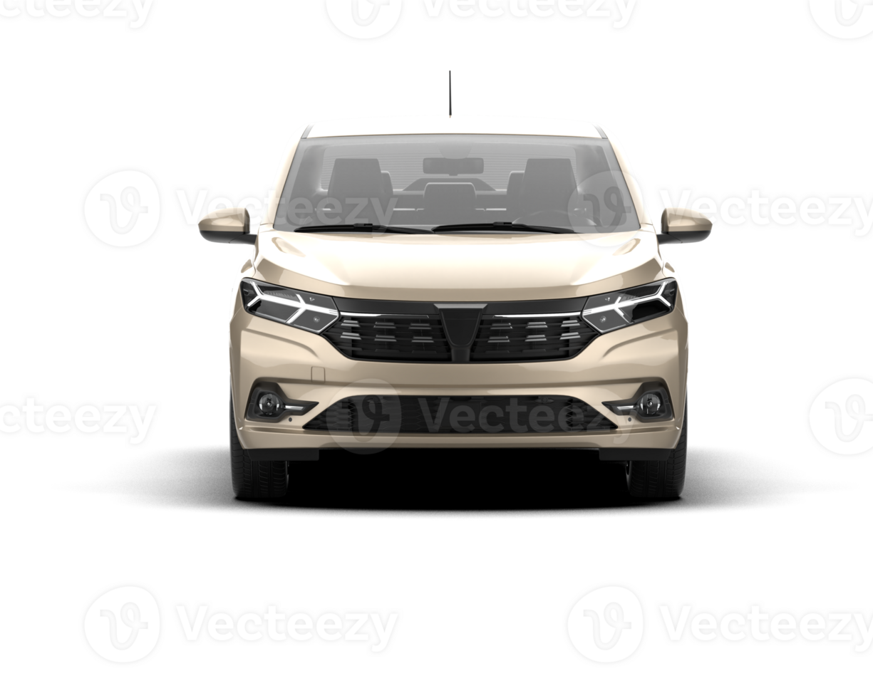 Modern car isolated on background. 3d rendering - illustration png