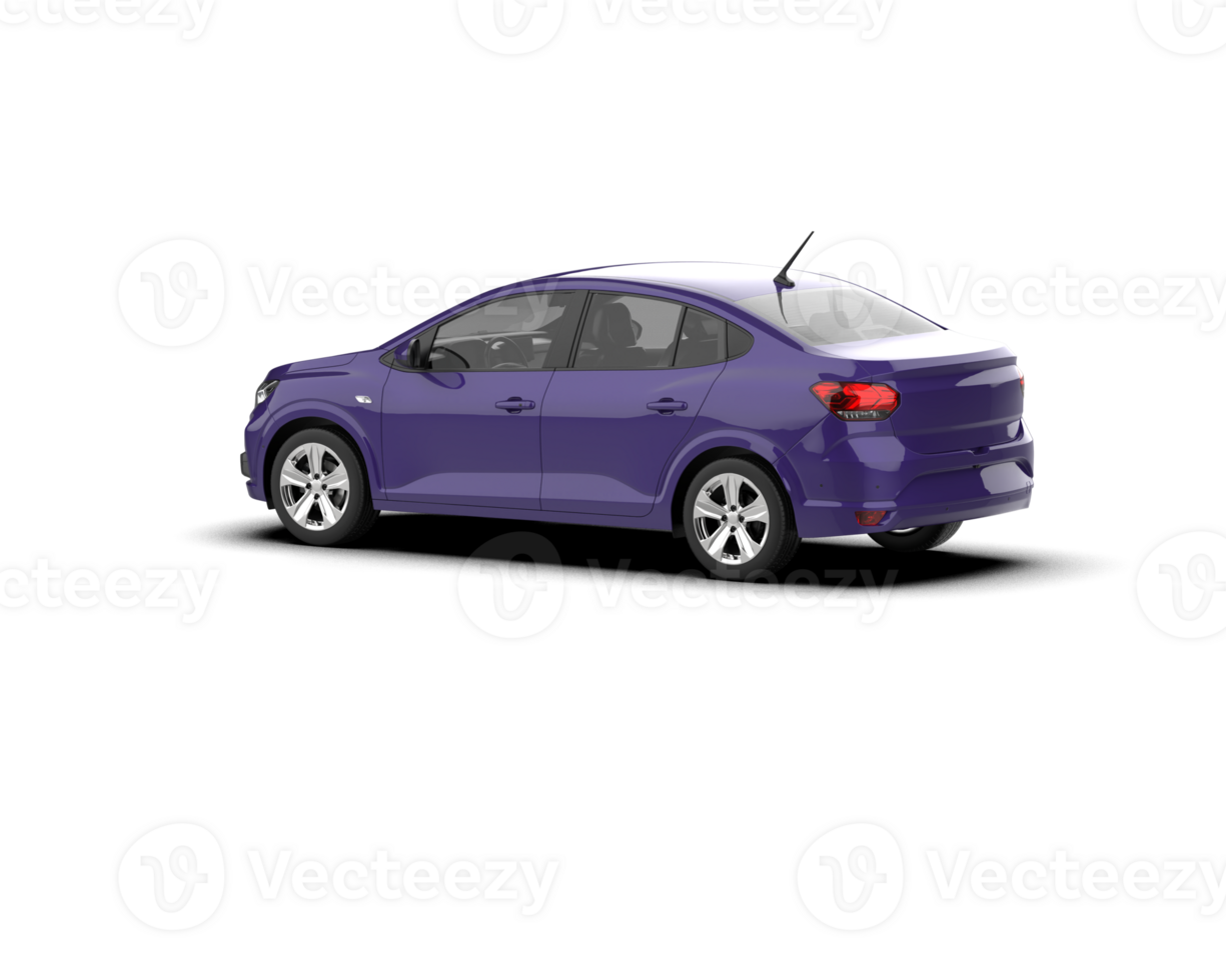 Modern car isolated on background. 3d rendering - illustration png