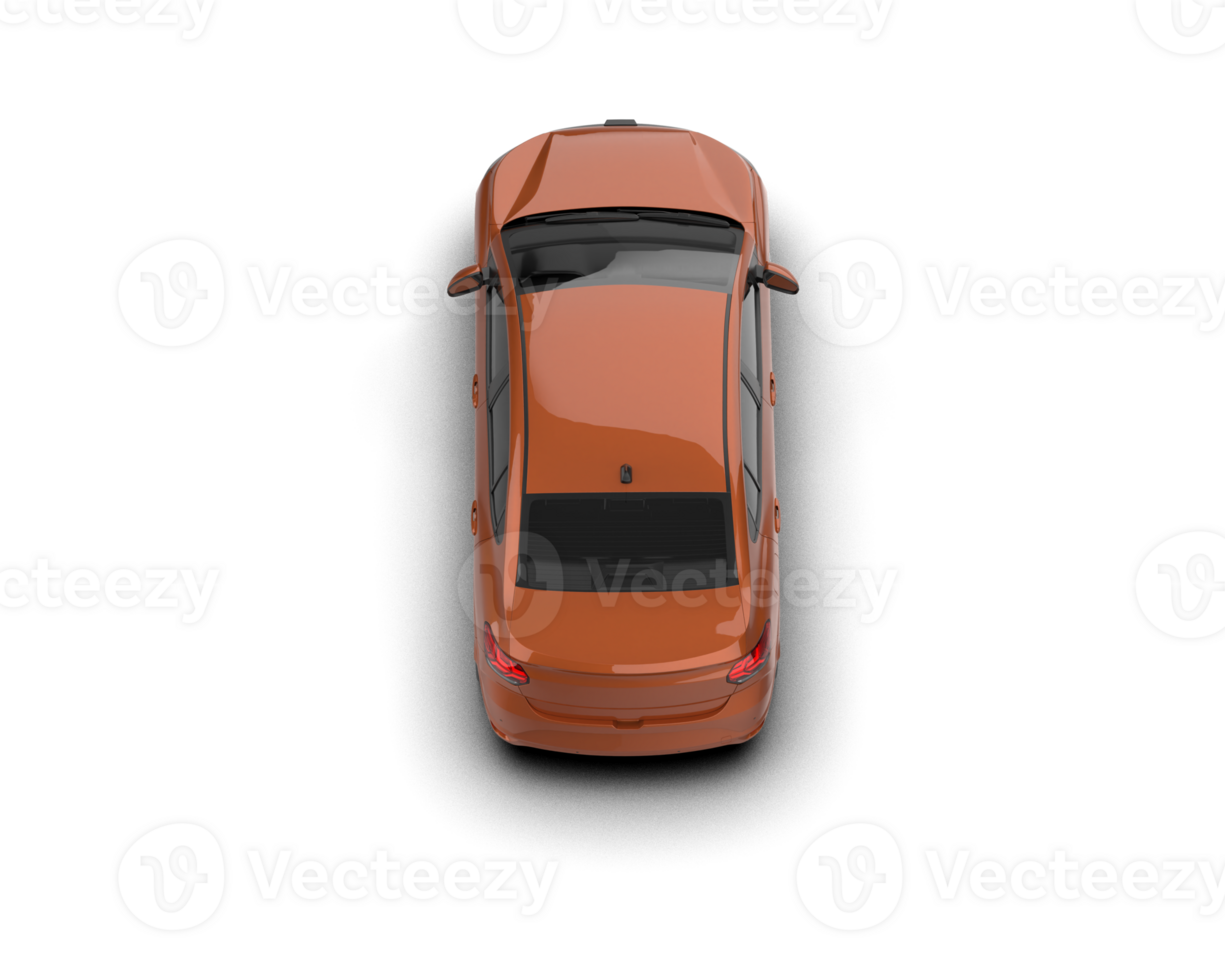 Modern car isolated on background. 3d rendering - illustration png