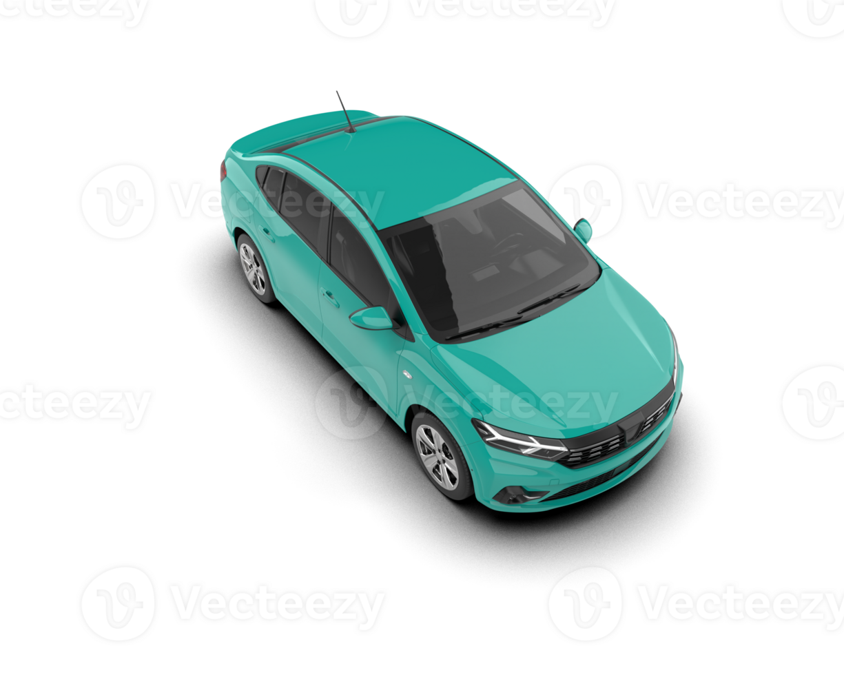 Modern car isolated on background. 3d rendering - illustration png