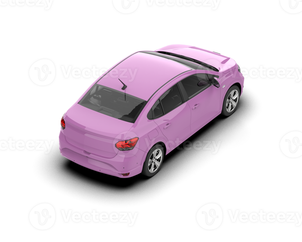 Modern car isolated on background. 3d rendering - illustration png